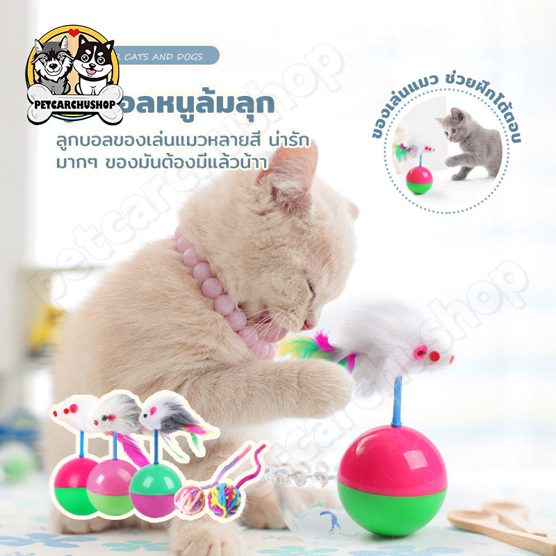 ลูกบอลหนูล้มลุก ลูกบอลล้มลุก บอลกรงหนู หนูล้มลุก บอลของเล่นแมว ลูกบอลขนนกล้มลุก ตุ๊กตาล้มลุก ลูกบอลขนนกล้มลุก/ของเล่นแมว