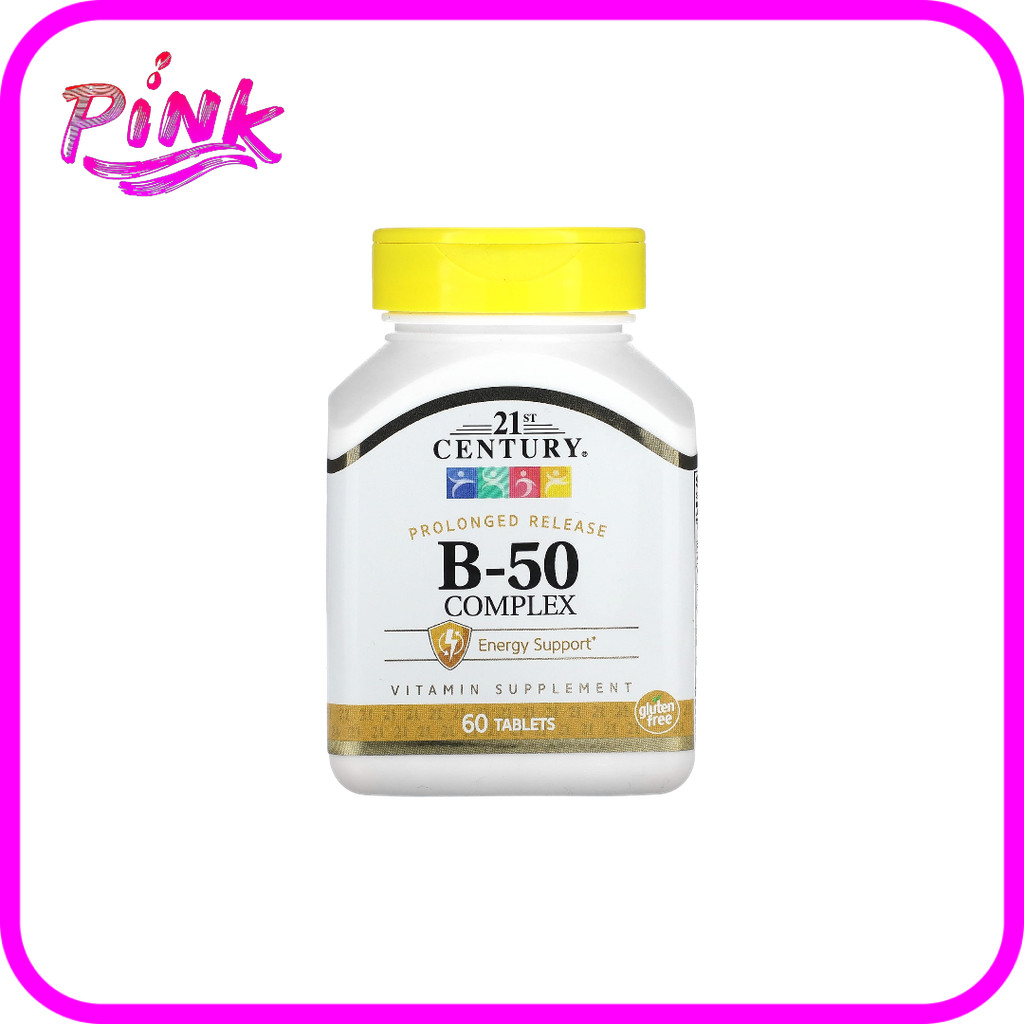 21st Century, B-50 Complex, Prolonged Release, 60 Tablets