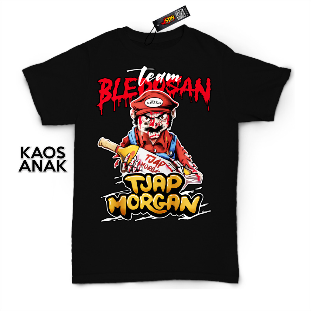 เสื้อยืดเด็ก Tjap Morgan Sound System Team Bledosan Minosex Sound Racing Blitar TULSA