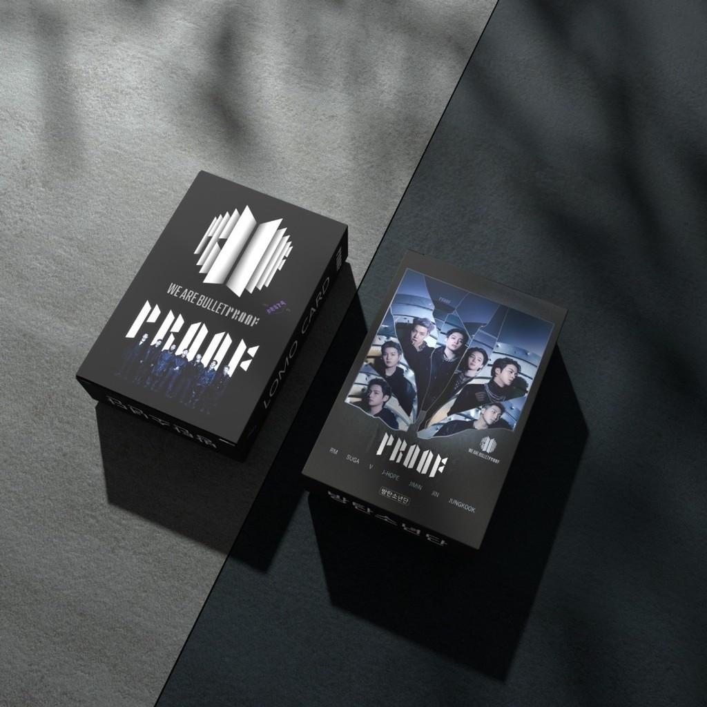 ✨ในเหตุการณ์✨Kpop 55 แผ่น bts bts อัลบั้ม < Proof > lomo Card 9th Anniversary Merchanted Meal Self-P