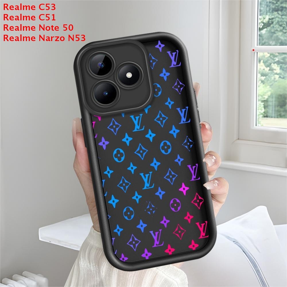 Realme C53 C51 C51S Note 50 Narzo N53 เคส Flower เคสเรียวมี เคสโทรศัพท์ TY T31464