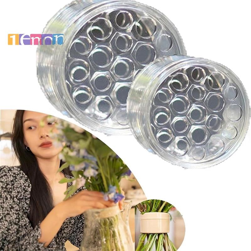 [Lemon] Spiral Ikebana Stem Holder Sturdy Clear Flower Arrangement Holder DIY Flower Art Accessory Table Centerpiece For Party Wedding ใหม่