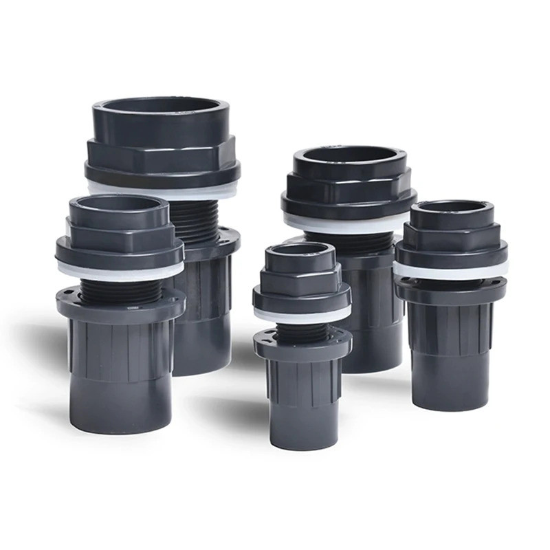 1 PC 20 ~ 50 มม.Aquarium ตรงระบายน้ํา Connector ถังปลาความหนาน้ํา OverFlow ด้านล่าง Joint Garden Home Inlet Outlet ข้อต่อ - รูปที่ 4