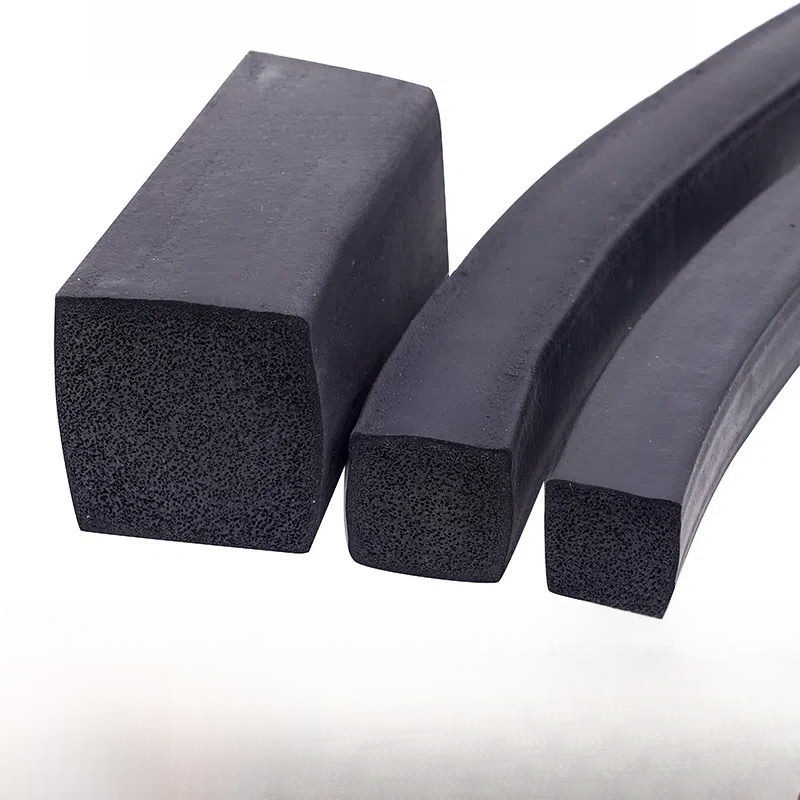 ยาง EPDM ฟองน้ำ EPDM แถบโฟม แถบซีล กันน้ำในทะเล ป้องกันการชนกัน ทนความร้อนสูง แถบสี่เหลี่ยม