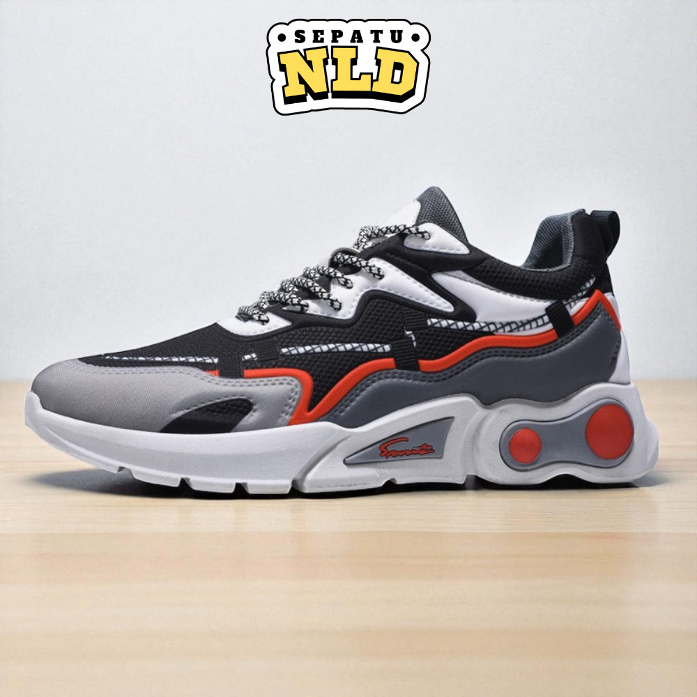 NLD S017 รองเท้าผ้าใบกีฬาผู้ชายรองเท้าวิ่ง Casual Travel Sports นําเข้า Cool