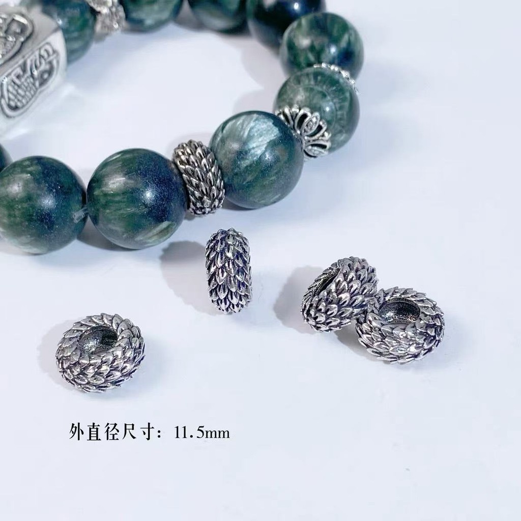 Spacer Alloy Dragon Scale รูปแบบแหวนวิ่ง diy