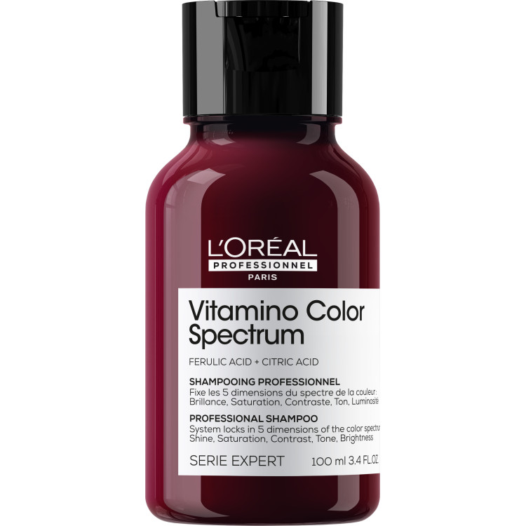 [สินค้าสมนาคุณงดจำหน่าย] SERIE EXPERT VITAMINO COLOR SPECTRUM SHAMPOO แชมพูดูแลปกป้องผมทำสี 100ml