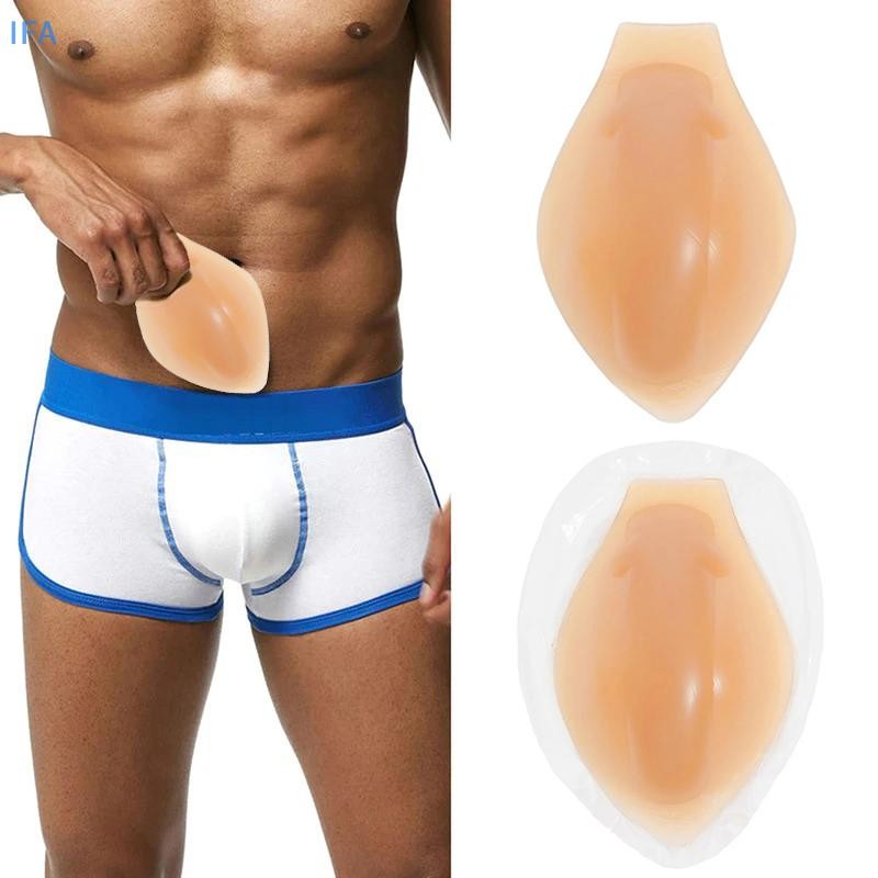 IFA Mens 3D ซิลิโคน ชุดชั้นในแทรก Crotch Enhancer สำหรับกีฬาและ.Crossdresser