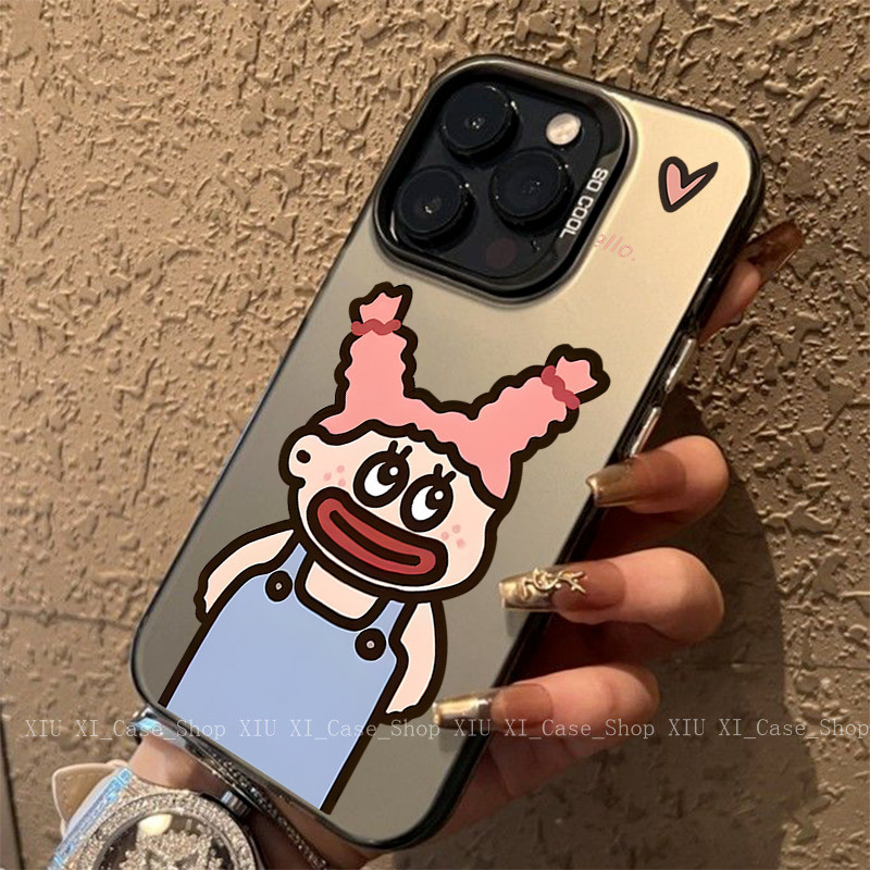 💎เคสไอโฟน เข้ากันได้กับ iPhone 16 เคสไอโฟน 15 Pro Max iPhone 13 iPhone 11 X XS XR 7Plus กรณีนุ่มน่าร
