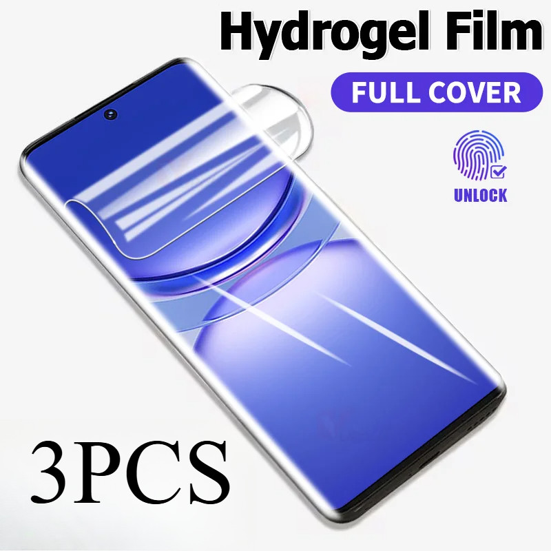 3pcs Full Cover Soft Hydrogel ฟิล์มสําหรับ Huawei nova 10 10z 11i 12 12i 12s 13 13i 14 Pro SE Youth 