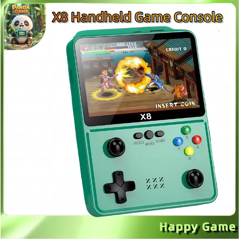 🔥X8 เกมคอนโซล พกพา เกมกด เกมส์บอย 4.0นิ้วจอ Game Player Retro Mini Handheld Game Console  PSP