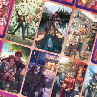 Lucky in Love Tarot 80 แผ่นคลาสสิกรักไพ่ทาโรต์สําหรับผู้เริ่มต้นกุหลาบดาวการ์ดสําหรับเกมกระดานปาร์ตี้
