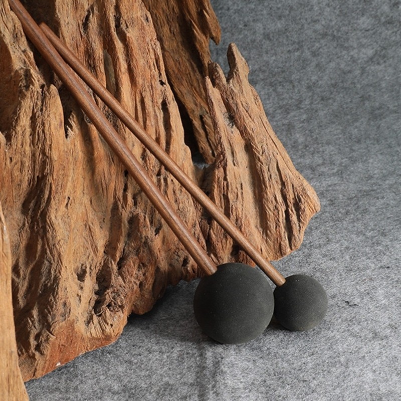 รัก* หัวกลมแรงเสียดทาน Gong Mallet เสียงปลาวาฬ Gong Resonant Mallet เสียง Healing ซิลิโคน Gong Mallet สําหรับ Gon ขนาดใหญ่