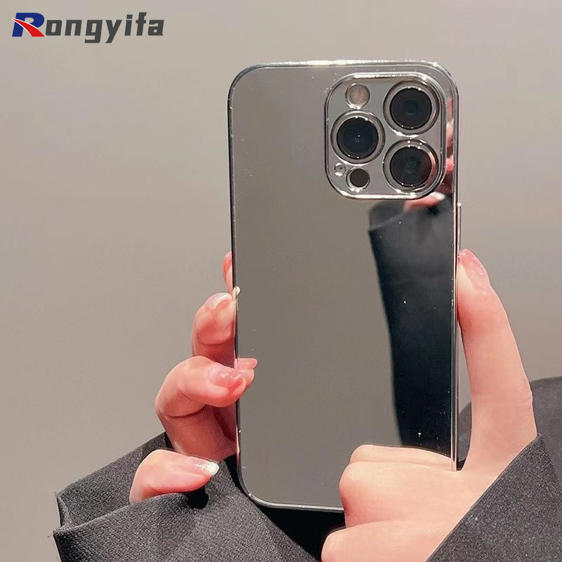 Shiningชุบกระจกแต่งหน้าเคสโทรศัพท์สําหรับvivo V40 V30 V29 V27 V27E V25 V23 V23E V21 V21S V20 Y75 Y55