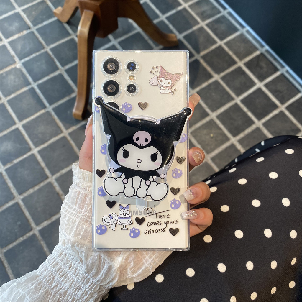 Samsung Samsung Galaxy S25 Ultra S24 Ultra การ์ตูนน่ารัก Kuromi Winnie the Pooh เคสโทรศัพท์ S23 S22 Ultra S23fe S24 Plus เคสแม่เหล็กแม่เหล็กดูดโกดัง Mi Winnie the Pooh Bracket รวมทุกอย่างเคสนุ่ม - รูปที่ 6