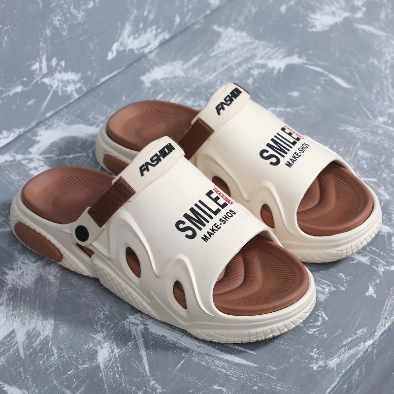 ToyNo.1🧸พร้อมส่ง🧸 "LT-9911) รองเท้าแตะแฟชั่นผู้ชาย ทรงเกาหลี พื้นนิ่ม เบาสบาย มีสายรัดส้น ใส่ได้ 2 แบบ