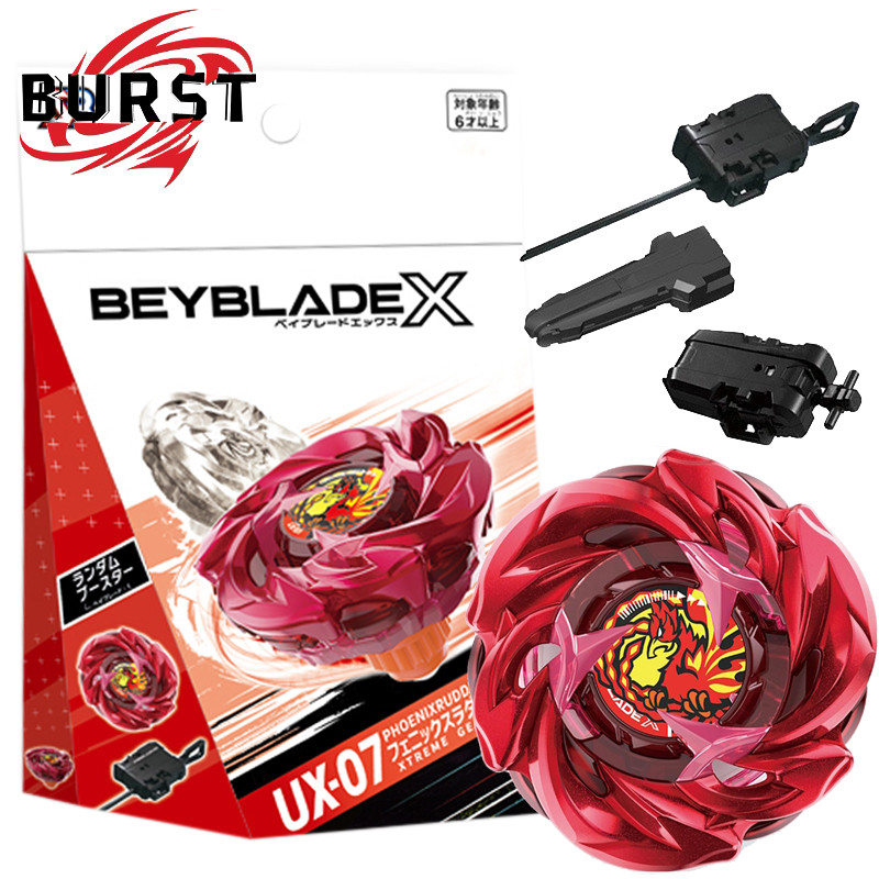 Beyblade X UX-07 Phoenix Rudder พร้อม Launcher Grip ชุดสําหรับ Beyblade Burst ของเล่นเด็กสําหรับเด็ก