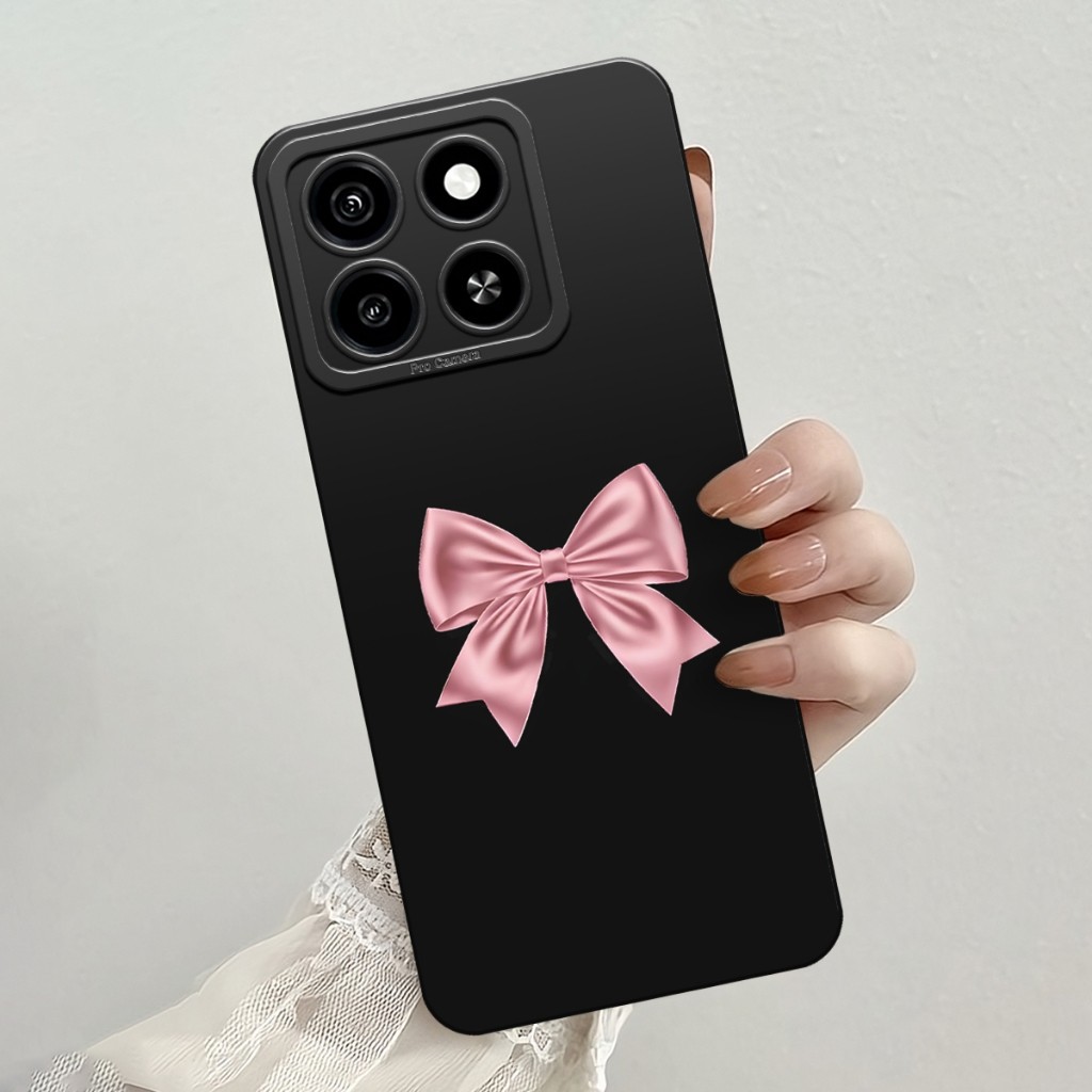 HP ล่าสุด ZTE Blade A35 / ZTE Blade A55 Softcase with Cute Ribbon Motif - ZTE Blade A55 Phone Case -
