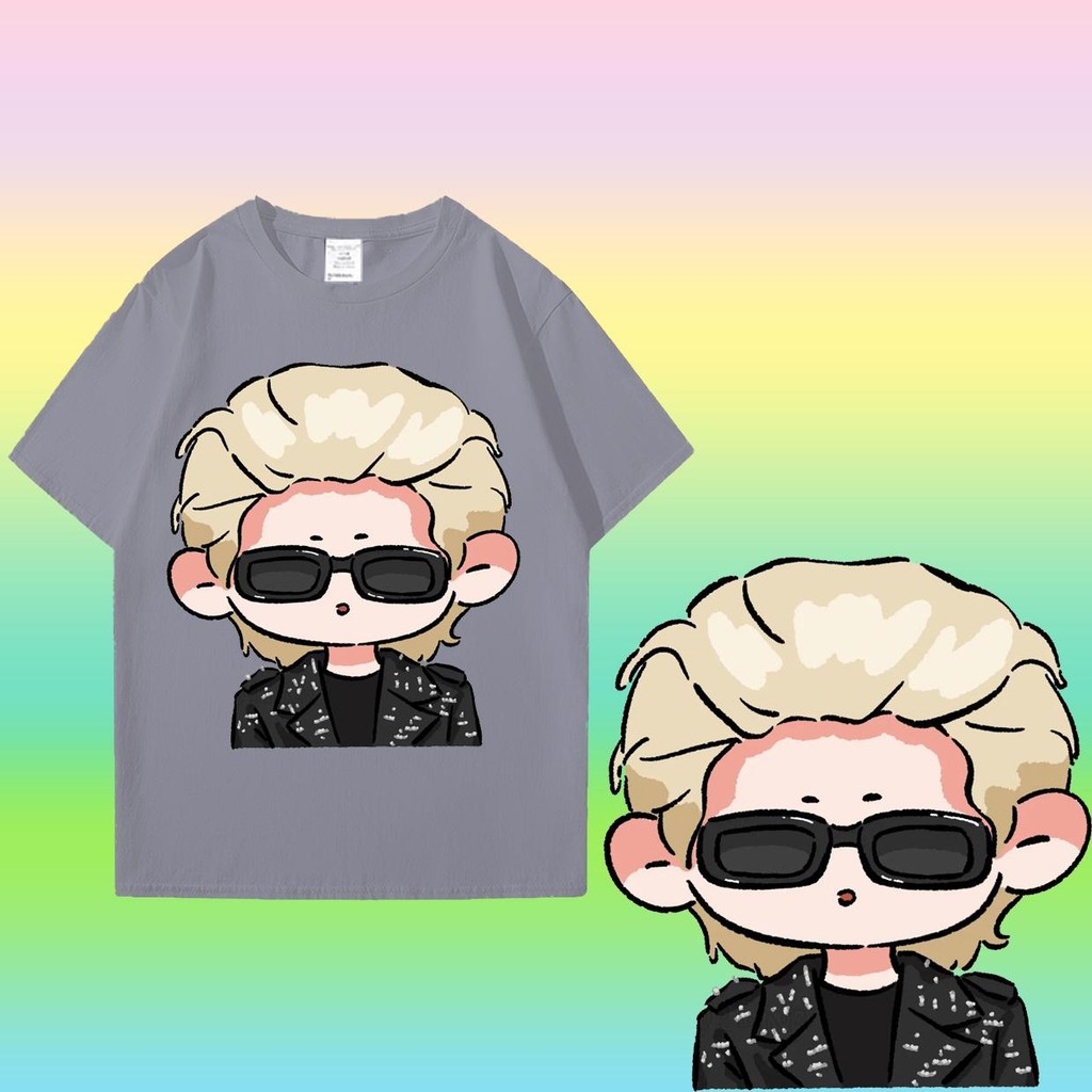 TAEYANG 2025 TOUR เสื้อยืด kpop Bigbang TAEYANG ภาพเวอร์ชั่น Q ผ้าฝ้าย แขนสั้น เสื้อยืด unisex tshir