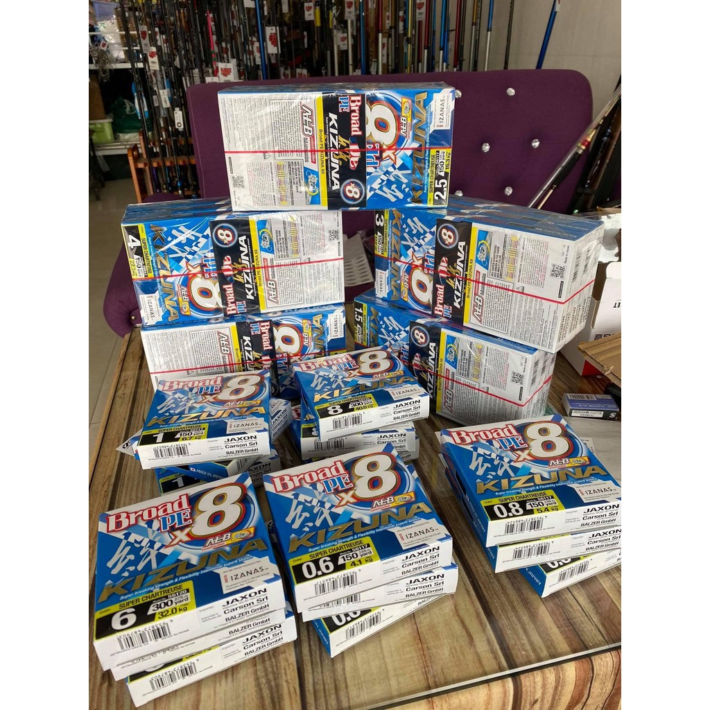 OWNER X8 KIZUNA 135m เชือก PE ญี่ปุ่น เนียนสุดๆ ไมโครไฟเบอร์