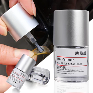 แผ่นเสริมกาวเทปสองหน้า - 10 มล. เทปไพรเมอร์ Enhancer Liquid - ตัวแทนรักษาพื้นผิวรถยนต์พร้อมหัวแปรง