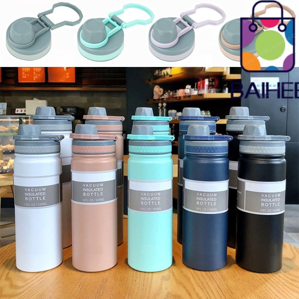 Baihee 1 ชิ้นขวด, TS-8706B/TS-8709B 530ml/750ml ถ้วย, Universal Splash ป้องกันการรั่วไหลพร้อมแหวนซีล PVC ปิดผนึกฝาปิดสําหรับ Tyeso 530ml/750ml TS-8706B/TS-8709B ขวด
