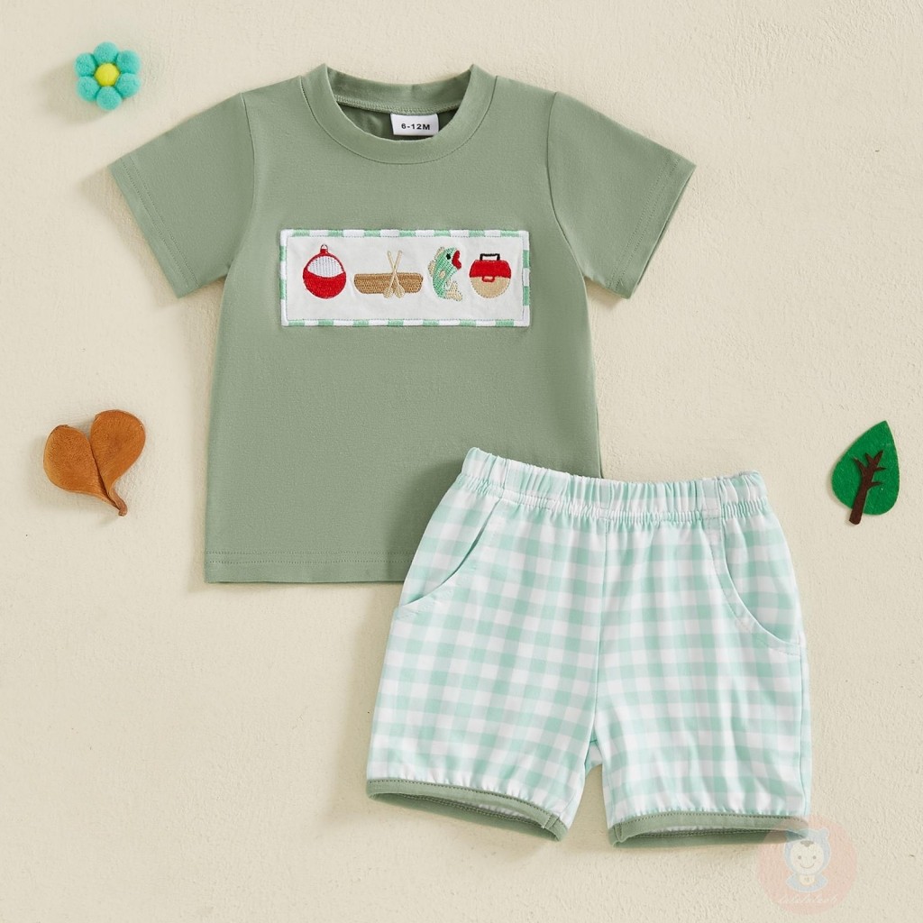 LAA6-ชุดลายสก๊อตปักคอ O