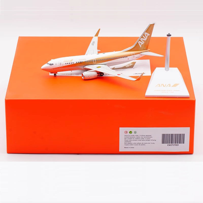 พร้อมส่ง เครื่องบิน JC Wings 1: 200 เครื่องบินรุ่นโลหะผสม All Japan Airlines โบอิ้ง 737-700 JA01AN ท