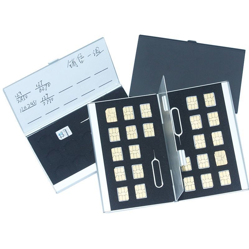 Phone Card Storage Box Card Case Portable Phone Card Case Phone Card Storage Box, Card bag Portable 