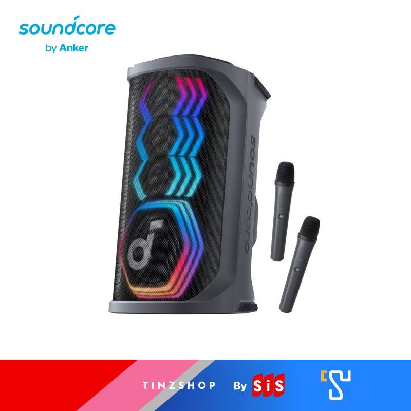 [Tinzshop] Anker Soundcore Rave 3S Partybox Karaoke Speaker ฟังก์ชั่นไกด์เสียงร้อง Ai ลำโพงปาร์ตี้ ไ