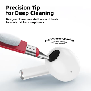 GOOJODOQ 3-in-1 Multifunction Cleaning Kit 360 Degree High Cleanliness Soft Bristles don't Damage the Machine