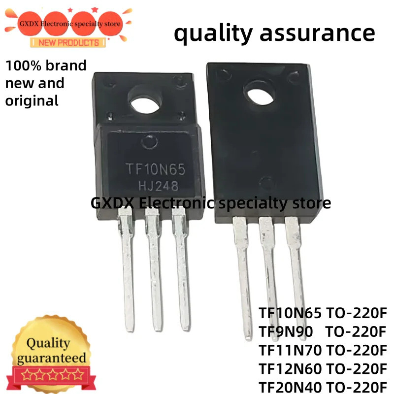 1-5PCS TF9N90 9N90 TF10N65 10N65 TF11N70 11N70 TF12N60 12N60 TF20N40 20N40 TO-220F MOS field-effect 