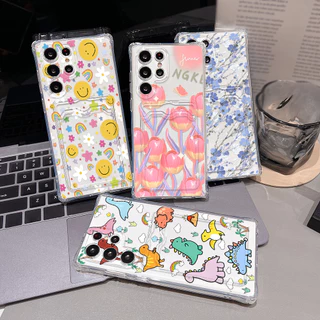 TPU ที่ใส่บัตรเคส For Samsung A57 A37 A56 A17 A07 A16 A55 5G A36 A26 A06 A05S A35 A22 A05 A73 S24 S26 Ultra FE A54 A15
