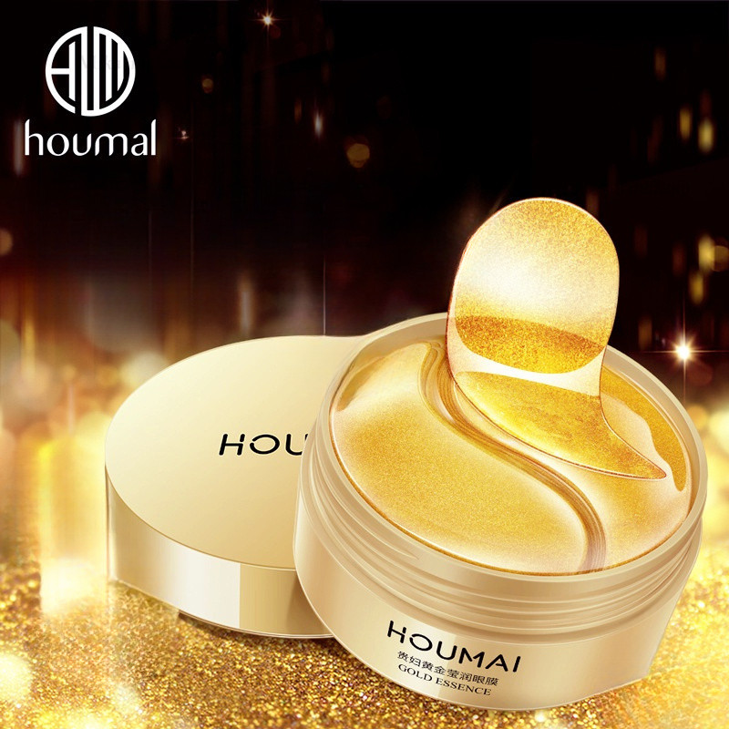 HOUMAI Eye Mask 24K Gold Collagen Eye Mask Moisturizing Essence Eye Mask