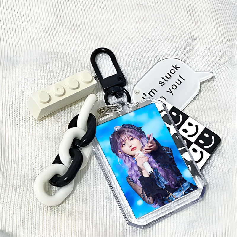 ✨สินค้าใหม่✨Huang Xiaoyun diy Universe Invincible Tour ที่กําหนดเองอะคริลิคหัวเข็มขัดกรอบรูปพวงกุญแจ