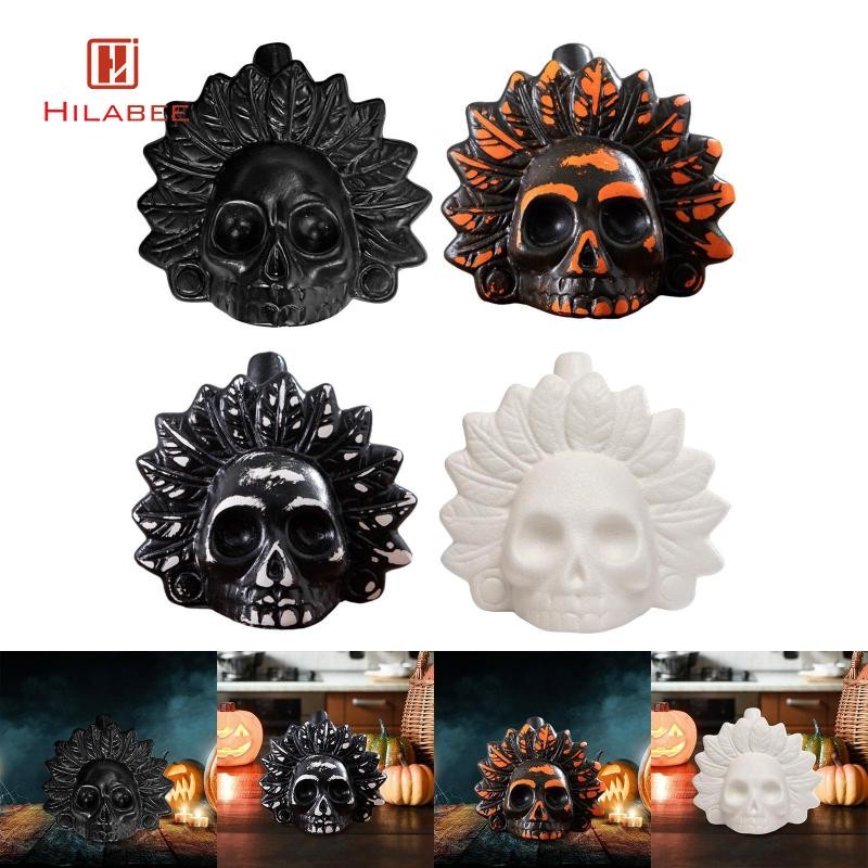 HILABEE Aztec นกหวีด Loudest นกหวีดแปลกใหม่ Loud Human Sounding น่ากลัว Skull นกหวีดสําหรับประสิทธิภ