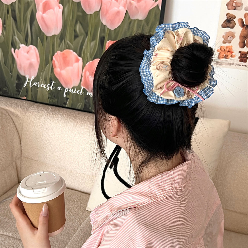 ร้านไทย🔥 ยางรัดผม สุดคิ้ว ลายน่ารักๆมาใหม่ แฟชั่นประดับผม พร้อมส่ง - รูปที่ 3