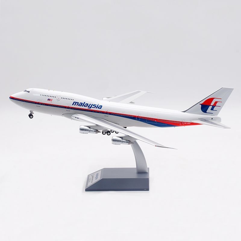 Inflight 1: 200 Malaysia Airlines Boeing B747-300 9M-MHK โมเดลเครื่องบินโลหะผสม