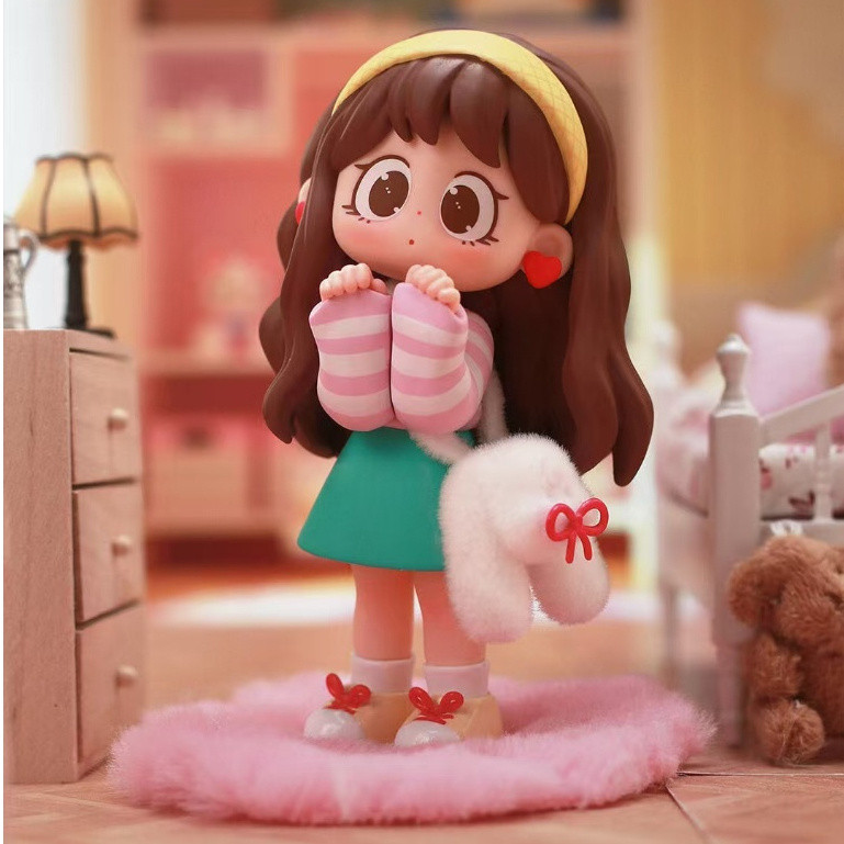 Milay V2 milay Happy Series ตุ๊กตา Happy Series ตุ๊กตาของขวัญวันวาเลนไทน์ปีใหม่