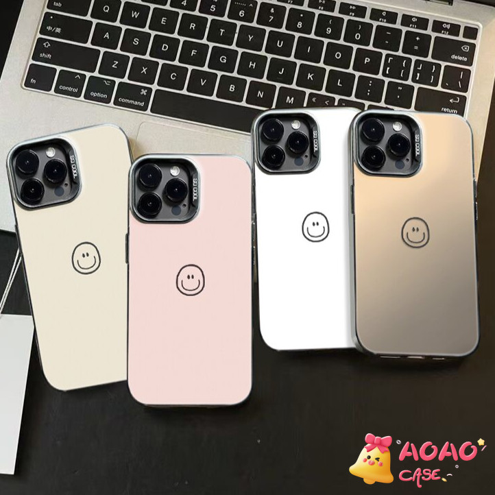 สดสาวสวยน่ารักเรียบง่าย เคสiPhone 11 16 15 13 12 14 Pro Max 7Plus 8Plus 16Plus XR 7 16 8 15 14 Plus X XS Max SE 2020