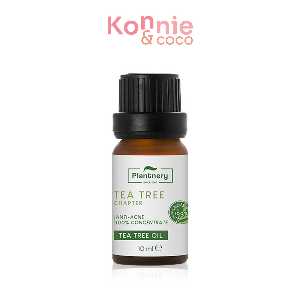 Plantnery Tea Tree  Oil Concentrate 10ml แพลนท์เนอรี่ น้ำมันที ทรีเข้มข้น สำหรับแต้มสิว.