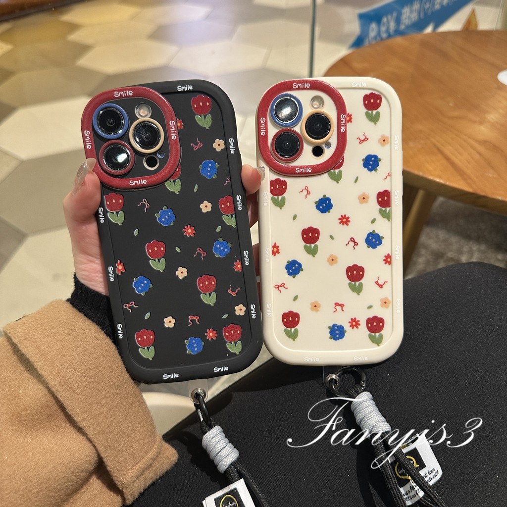 สําหรับoppo A3X A60 A79 A18 A38 A58 A78 A17k A57 A77s A76 A16s A15s A16k A5s A9 A94 A54 A53 ฝาครอบดอกไม้อ่อนTPUเคสโทรศัพท์