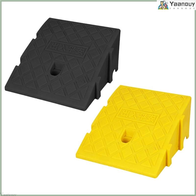 Yaa Curb Ramp แบบพกพาน้ําหนักเบา Heavy Duty พลาสติกเกณฑ์ Ramp รถเข็น Ramp Curb Ramp เหมาะสําหรับความ