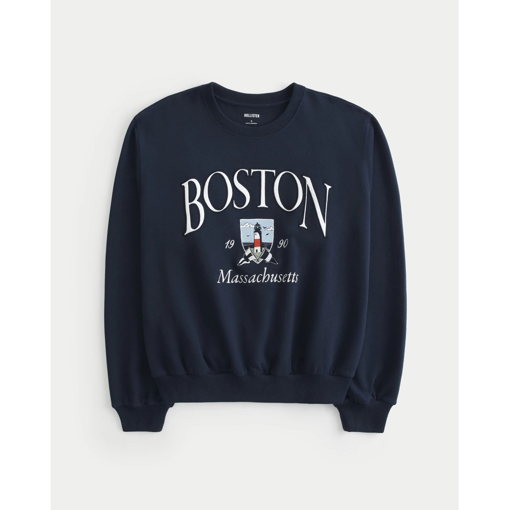 Boston Massachusetts Pattern Lighthouse Hoodie Cotton 0114