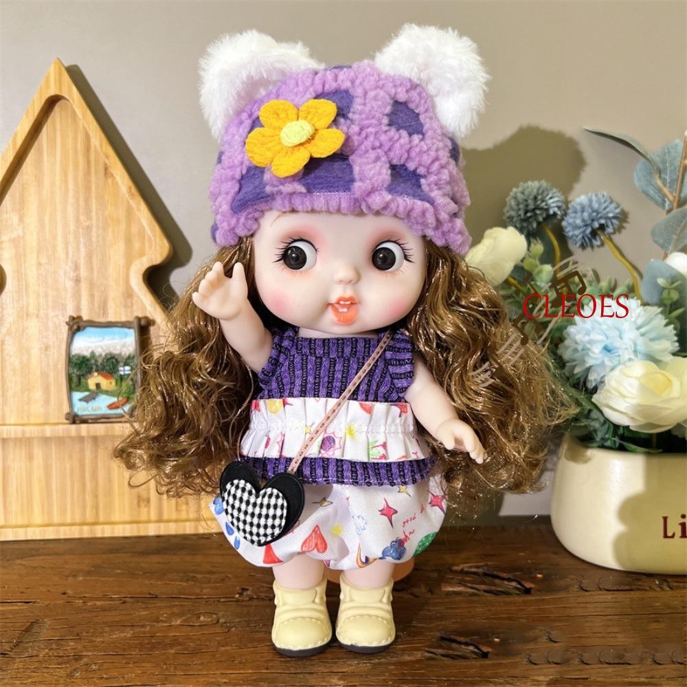 คลีโอ 28เซนติเมตรแต่งตัวตุ๊กตา, ดอลลี่กับเสื้อผ้าตุ๊กตาเด็กผู้หญิง, เจ้าหญิงที่สวยงามของเล่น ทํานอง ทําเอง ผมสาวแต่งตัวของเล่นของขวัญวัน