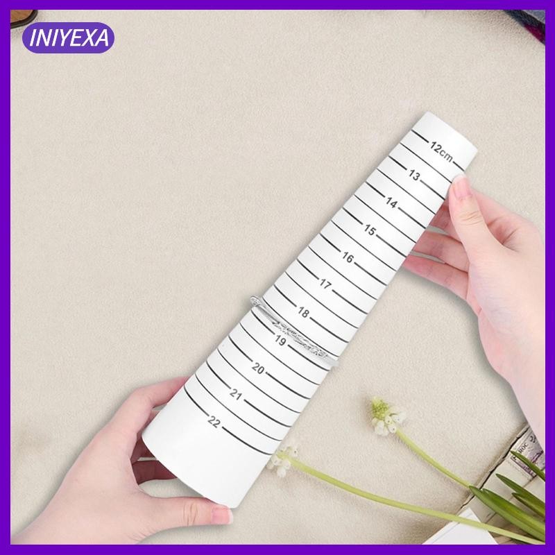 [Iniyexa] สร้อยข้อมือวัดขนาดข้อมือน้ําหนักเบา 12-22 ซม.Professional DIY เครื่องประดับทํากําไลข้อมือ Sizer