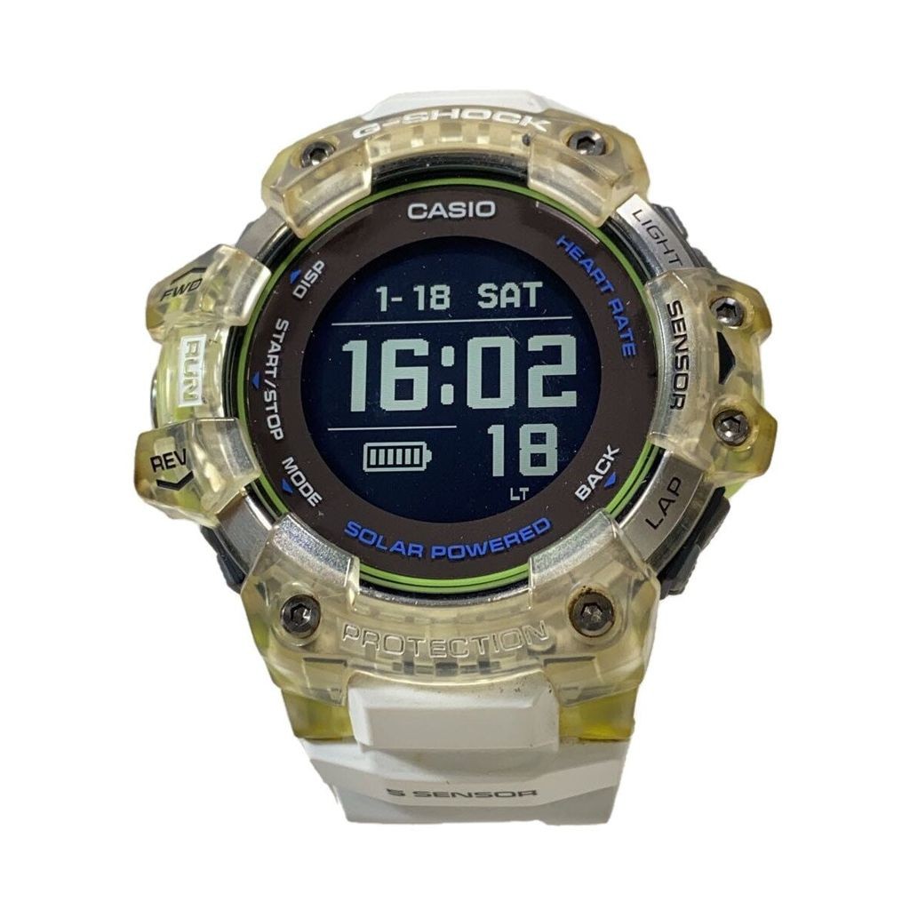 Casio นาฬิกาผู้ชาย Smartwatch Digital Rubber Wht Titanium Gbd-H1000 ส่งตรงจากญี่ปุ่นมือสอง
