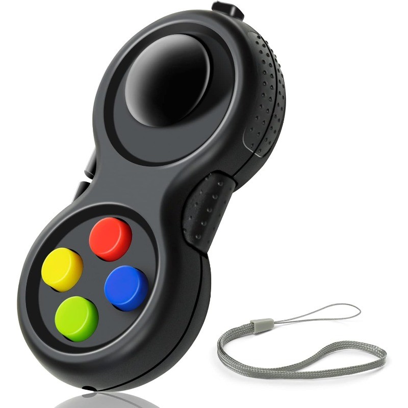 Wtycd Original Fidget Toy Game, Rubberized Classical Controller Fidget Concentration Toy พร้อมฟังก์ช