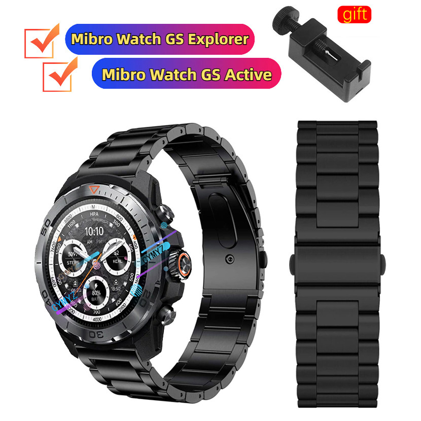 Mibro Watch GS Explorer strap สายโลหะสําหรับ Mibro Watch GS สายที่ใช้งาน สายรัดข้อมือกีฬา