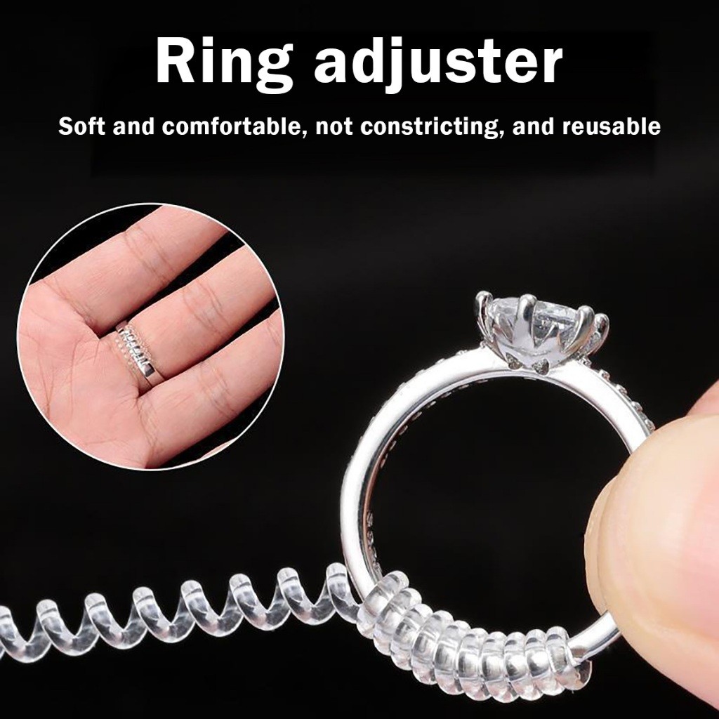 ร้านอยู่ที่ไทย 5ชิ้น 🔥ลดไซส์แหวน🔥ยาว10ซม.ที่ปรับแหวนหลวม เหมาะกับแหวนกว้าง1-3MM Ring Minimizer - รูปที่ 5